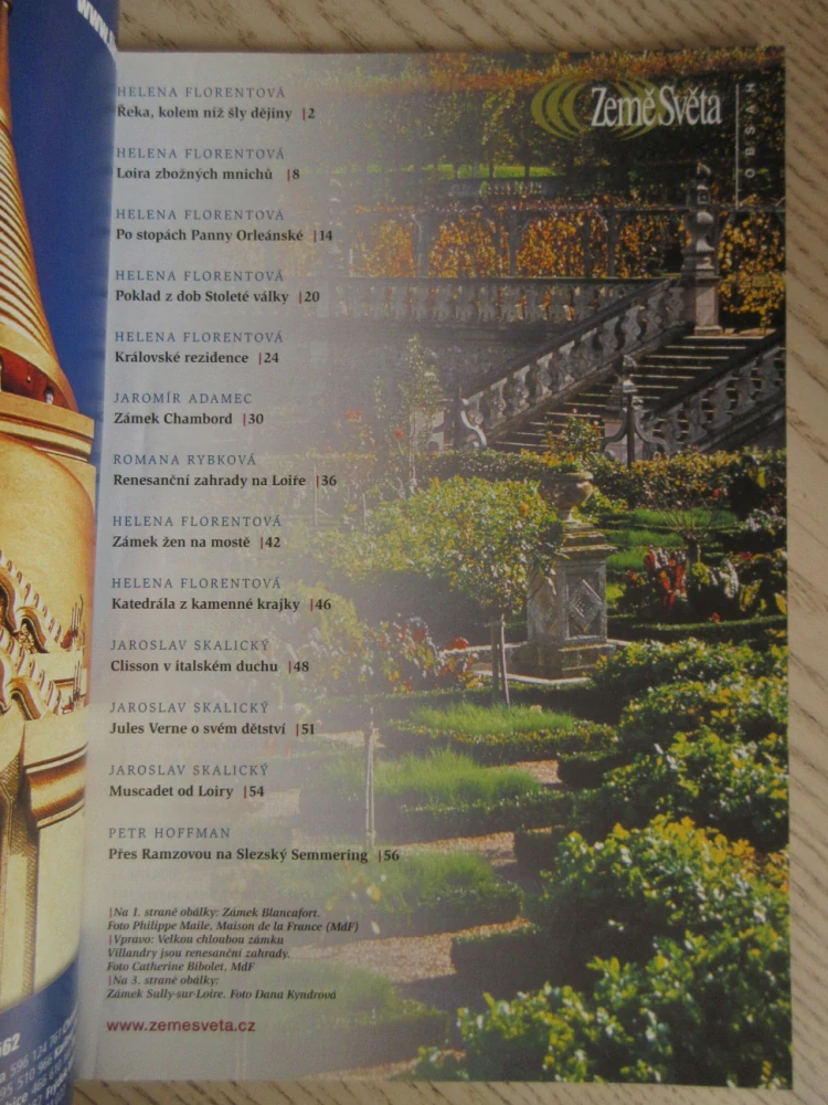 ZEMĚ SVĚTA LISTOPAD/2005 - ZÁMKY NA LOIŘE, **an