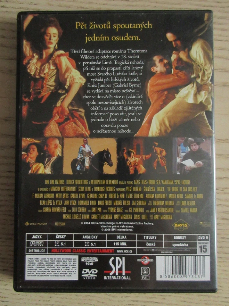 MOST OSUDU, R. DE NIRO, G. BYRNE, DVD FILM