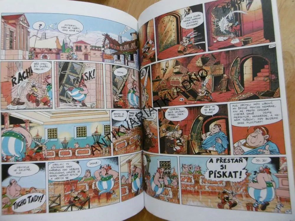 ASTERIX A KOTLÍK, KOMIKS, UDERZO, **an