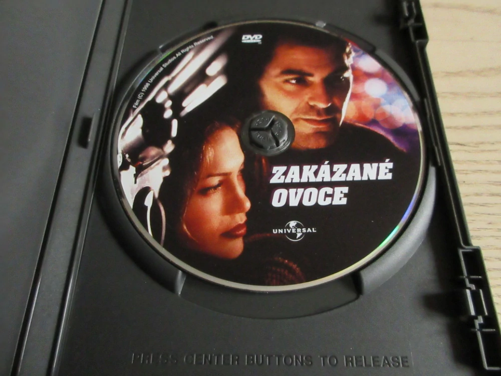 ZAKÁZANÉ OVOCE, G. CLOONEY, J. LOPEZ, GB OBAL, ČESKÁ VERZE, DVD FILM