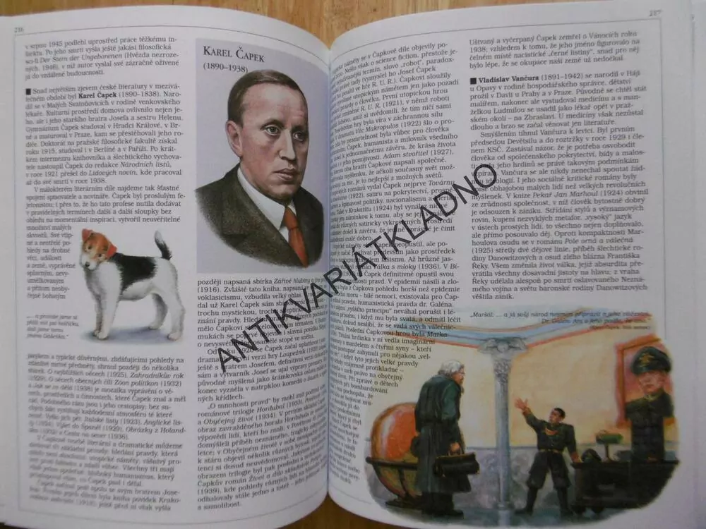 234 ČESKÝCH OSOBNOSTÍ, KAREL IV., MARIE TEREZIE, ŠKVORECKÝ, ČAPEK AJ., **an