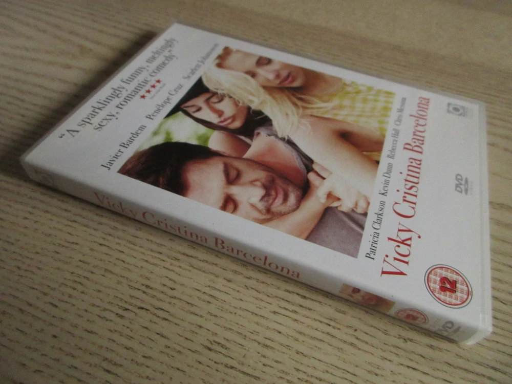 VICKY CRISTINA BARCELONA, P. CLARKSON, K. DUNN, GB OBAL, ČESKÁ VERZE, DVD FILM