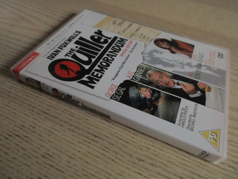 QUILLEROVI MEMORANDUM, GB OBAL, ČESKÁ VERZE, DVD FILM