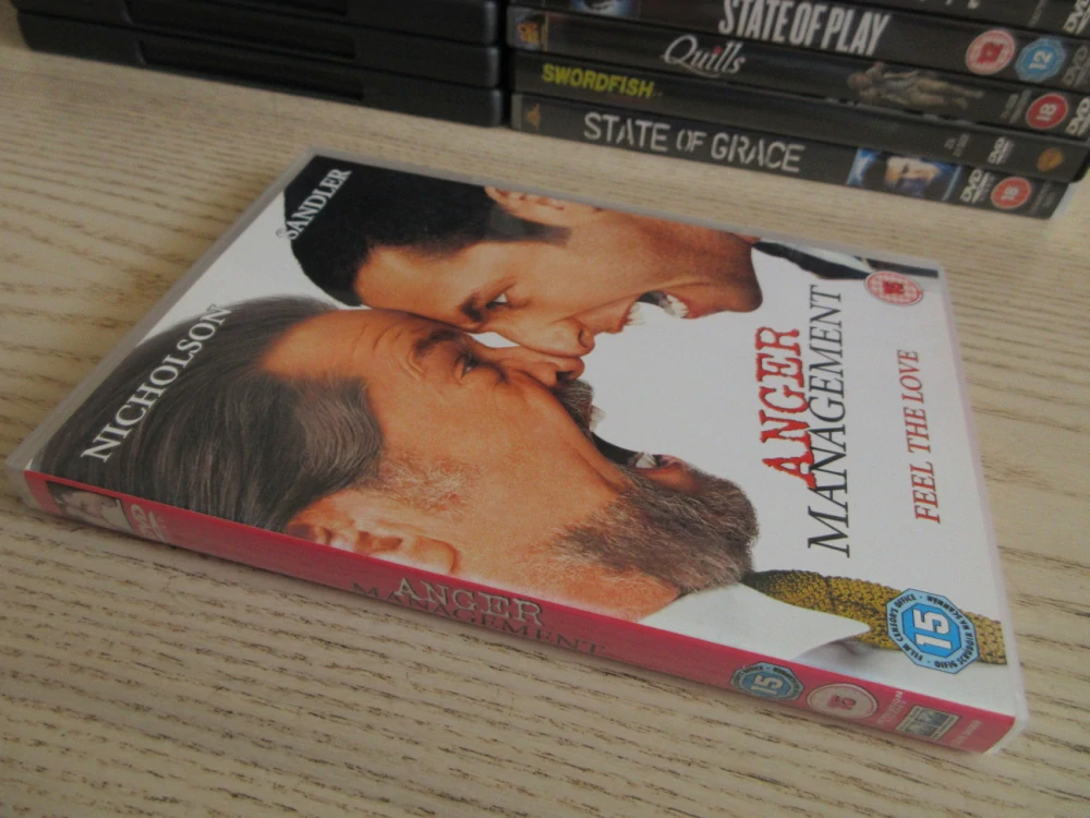 KURS SEBEOVLÁDÁNÍ, A. SANDLER, J. NICHOLSON, DVD FILM