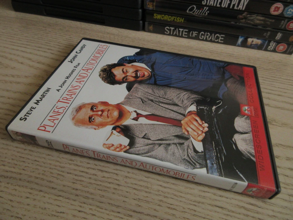 LETADLA, VLAKY A AUTOMOBILY, S. MARTIN, J. CANDY, DVD FILM