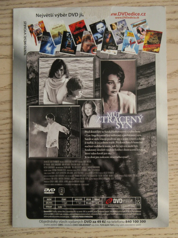 MŮJ ZTRACENÝ SYN, A. ARCHER, M. KIRSHNER, DVD FILM
