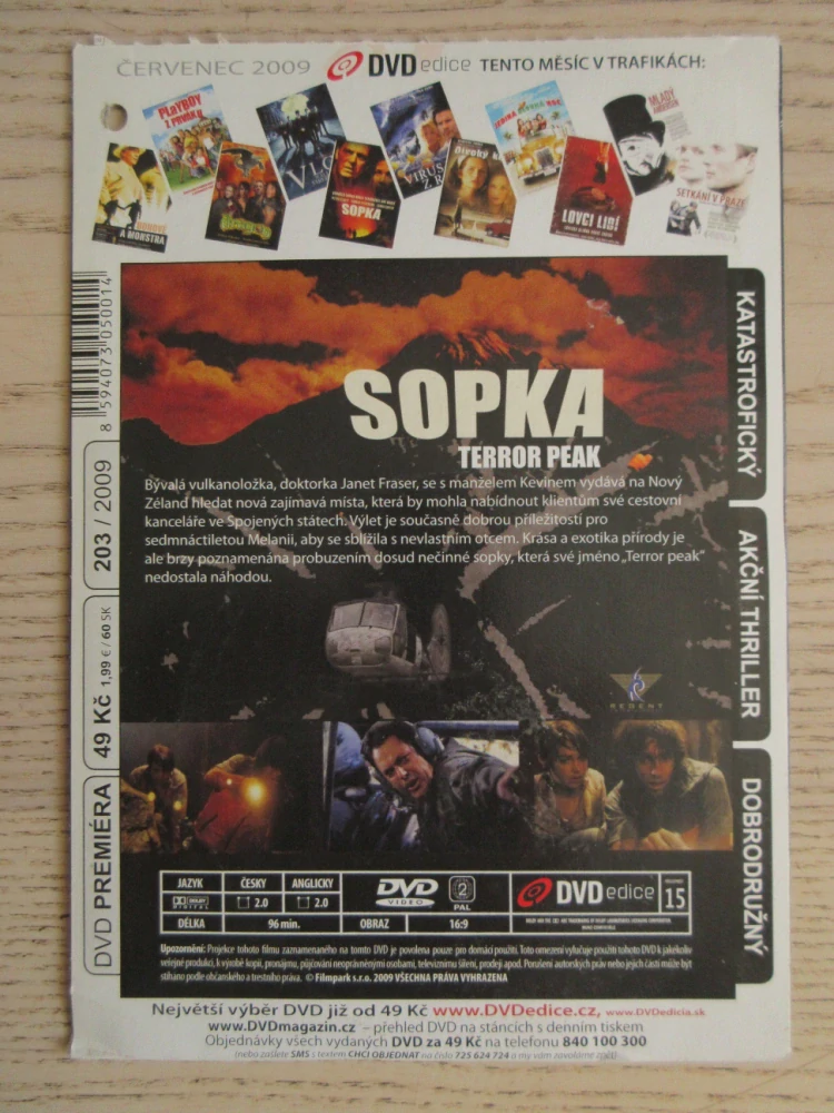 SOPKA, P. ELLIOTT, P. STEVENSON, L. CARTER, DVD FILM