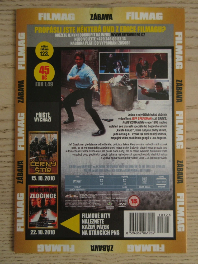RÁNA BEZ MINULOSTI, J. SPEAKMAN, DVD FILM