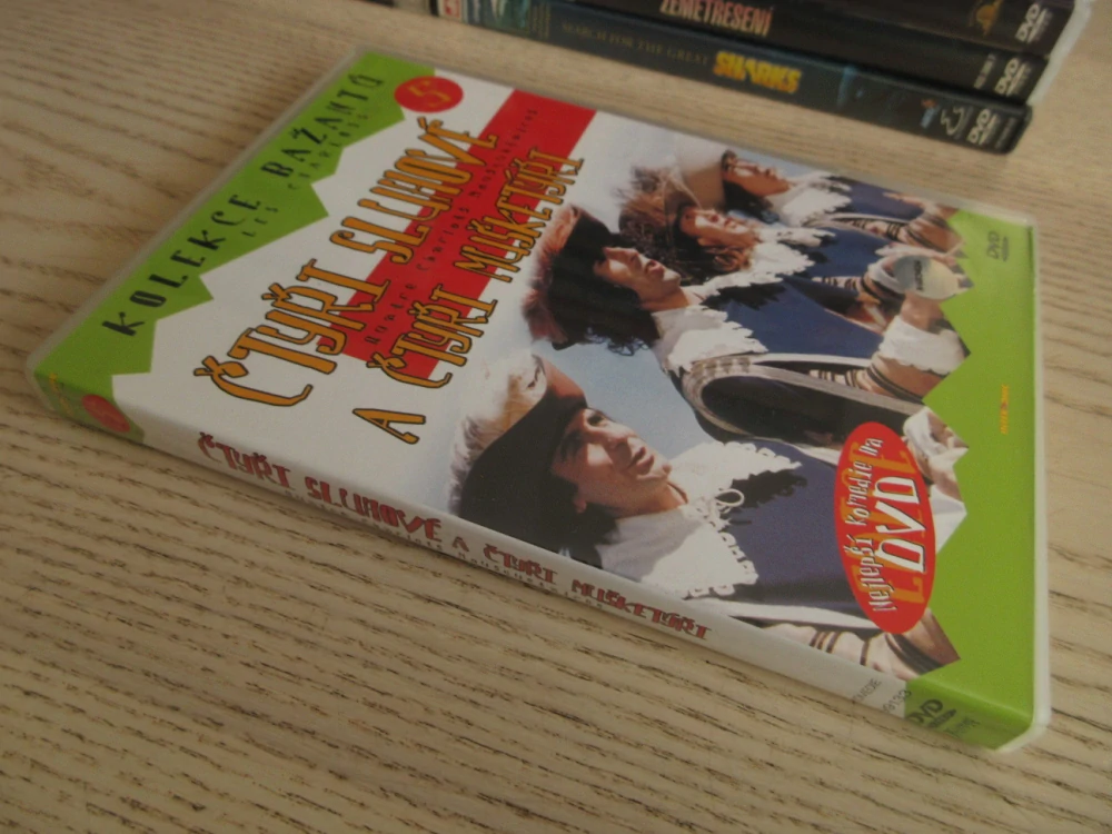 ČTYŘI SLUHOVÉ A ČTYŘI MUŠKETÝŘI, G. FILIPELLI, J.-G. FECHNER, DVD FILM 