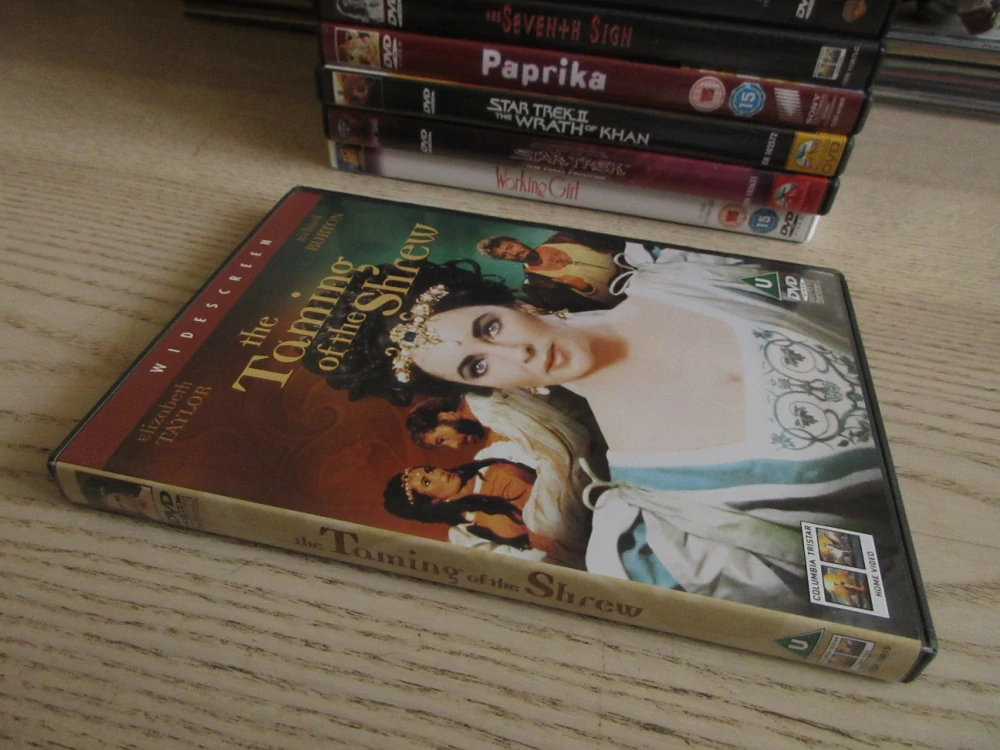 ZKROCENÍ ZLÉ ŽENY, E. TAYLOR, R. BURTON, DVD FILM