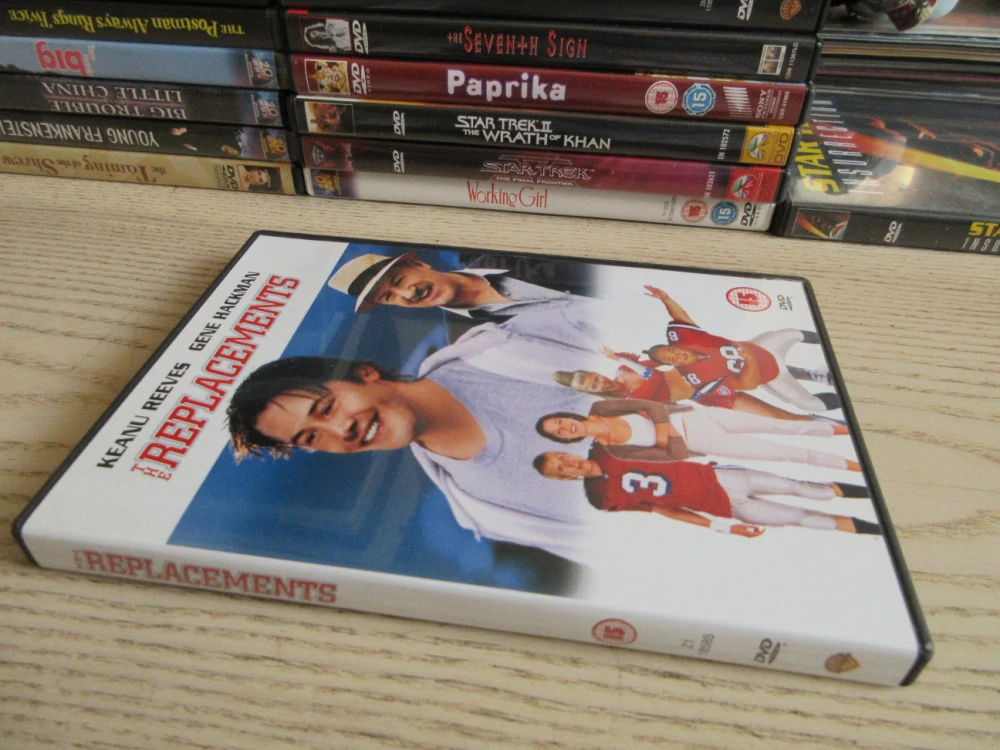 NÁHRADNÍCI, K. REEVES, G. HACKMAN, DVD FILM
