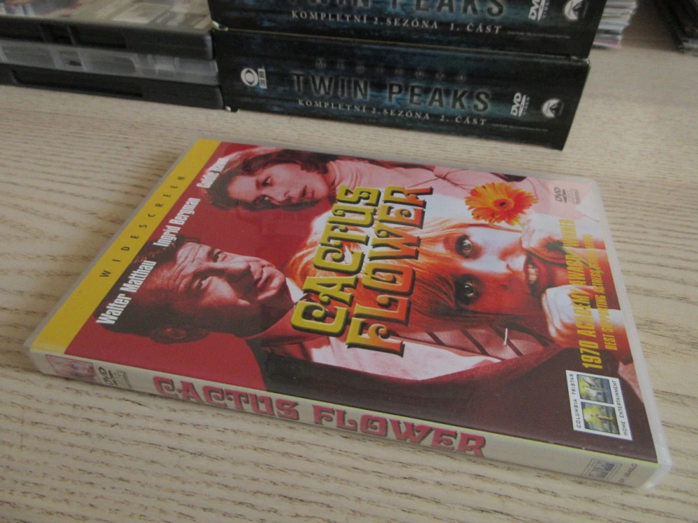 KAKTUSOVÝ KVĚT, W. MATTHAU, I. BERGMAN, G. HAWN, DVD FILM