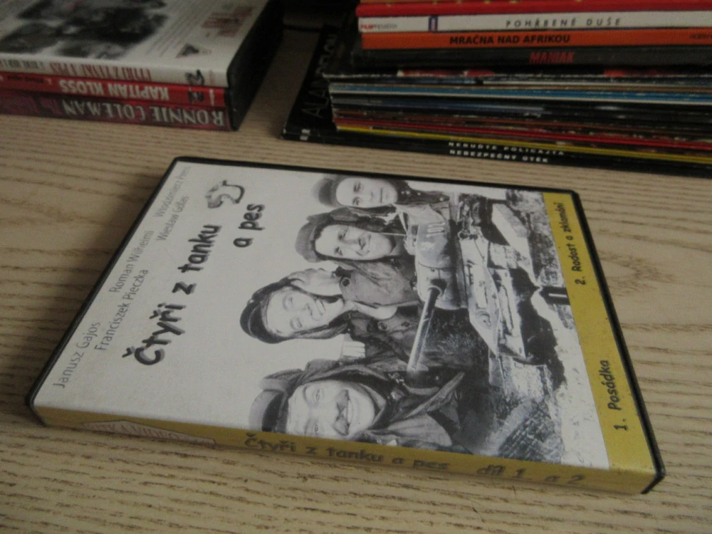 ČTYŘI Z TANKU A PES, DÍL 1+2, J. GAJOS, R. WILHELMI, DVD FILM ČR