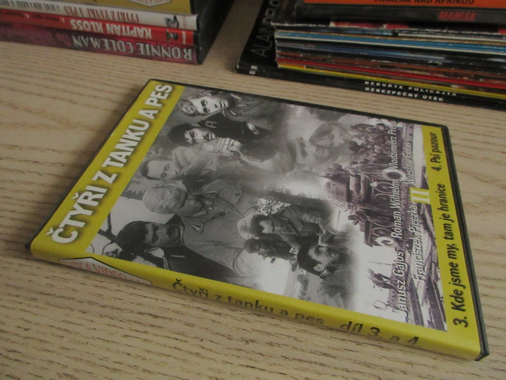 ČTYŘI Z TANKU A PES, DÍL 3+4, J. GAJOS, R. WILHELMI, DVD FILM ČR