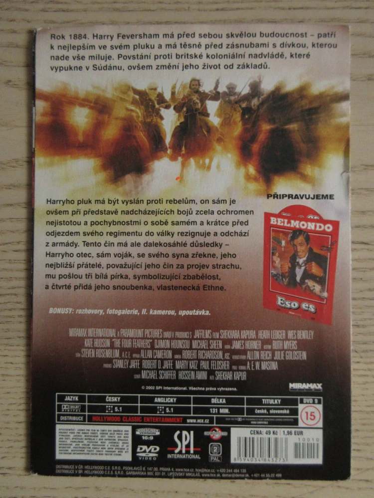 ČTYŘI PÍRKA, H. LEDGER, K. HUDSON, W. BENTLEY, DVD FILM