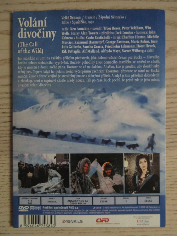 VOLÁNÍ DIVOČINY, CH. HESTON, M. MERCIER, DVD FILM
