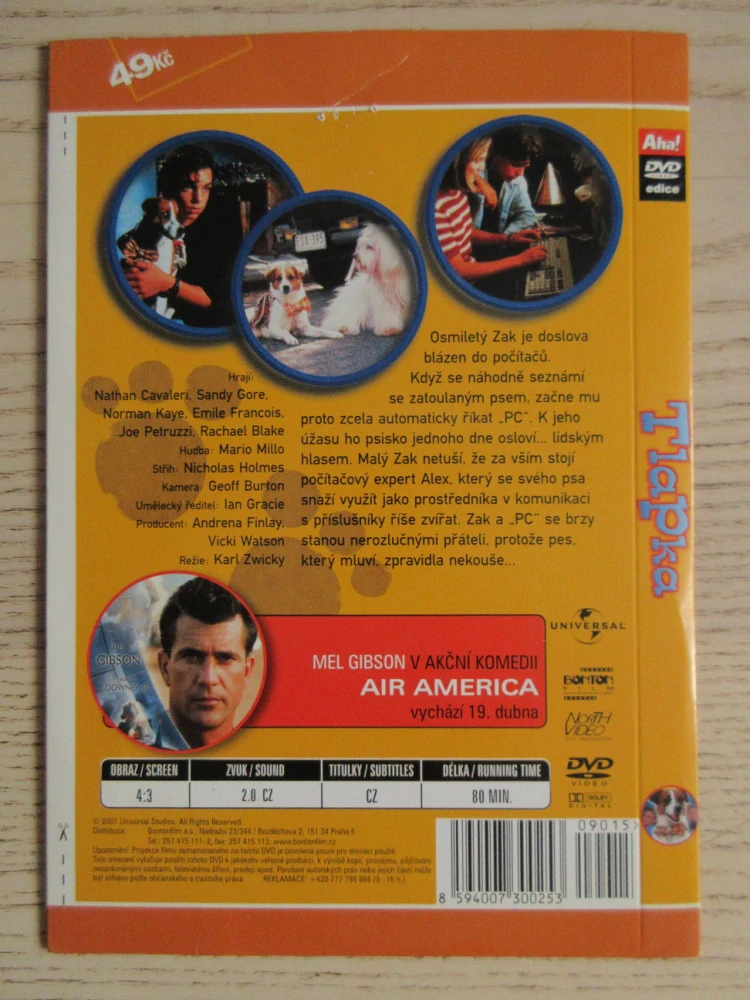 TLAPKA, N. CAVALERI, E. FRANCOIS, DVD FILM