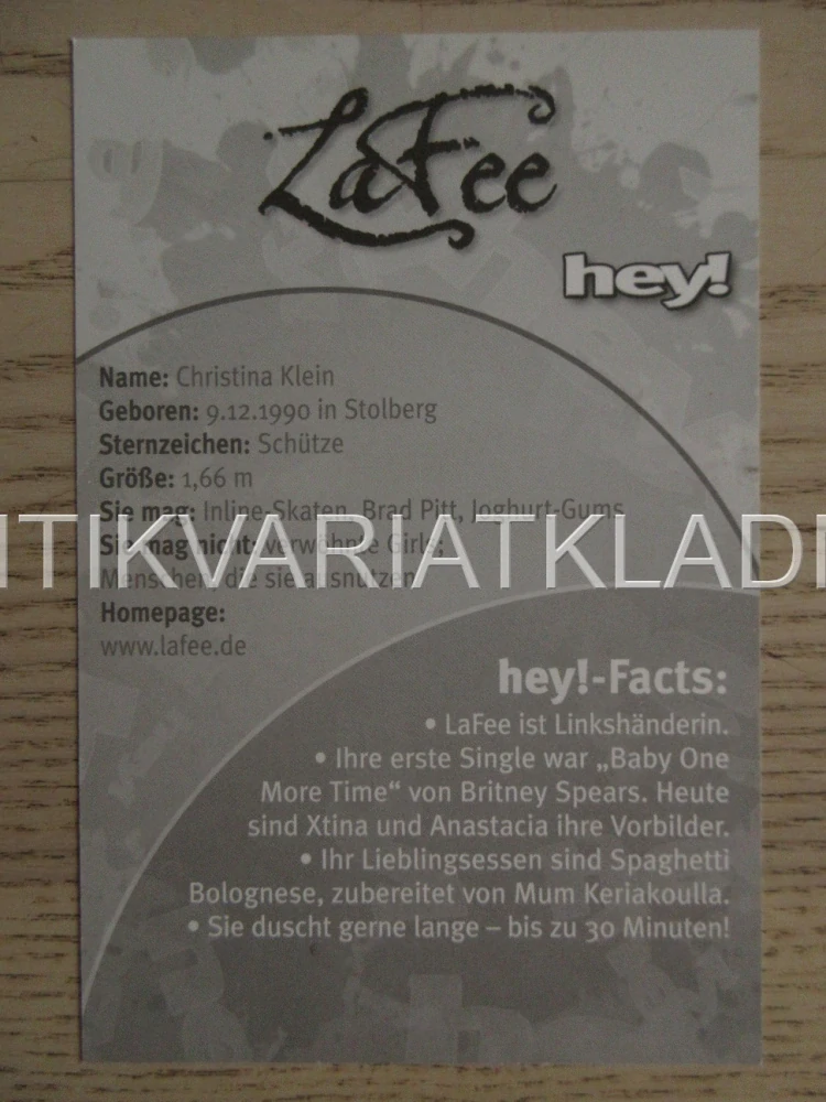 LA FEE, KARTIČKA BRAVO