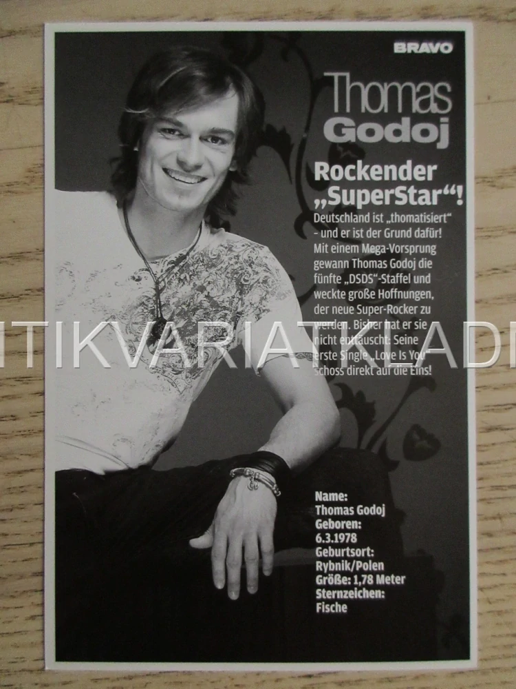 AUTOGRAM GODOJ THOMAS, KARTIČKA BRAVO