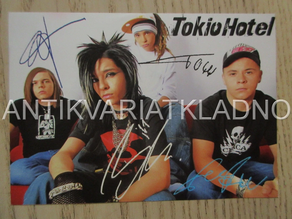 AUTOGRAM BALLACK MICHAEL, TOKIO HOTEL, KARTIČKA BRAVO