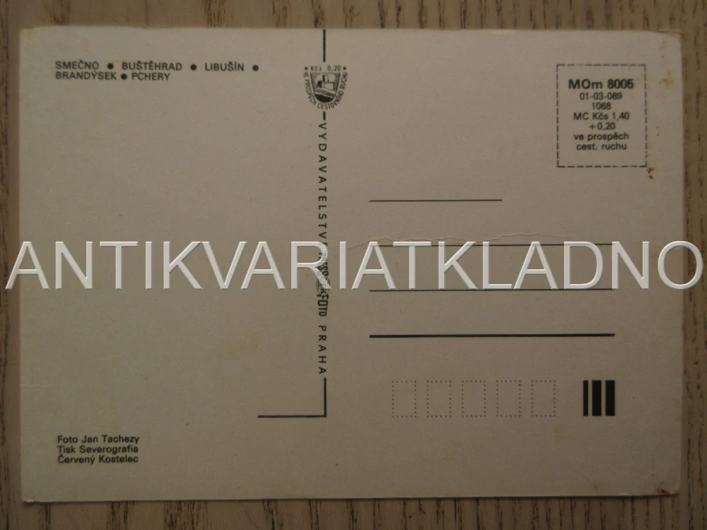 POZDRAV Z KLADENSKA, PCHERY, BUŠTĚHRAD, LIBUŠÍN, SMEČNO, BRANDÝSEK, OKRES KLADNO, POHLEDNICE 731