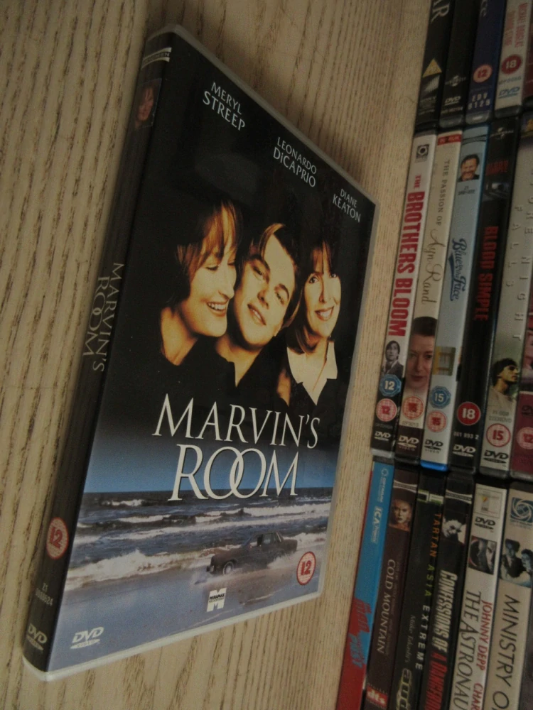 MARVINŮV POKOJ, DI CAPRIO, GB OBAL, ČESKÉ DVD FILM