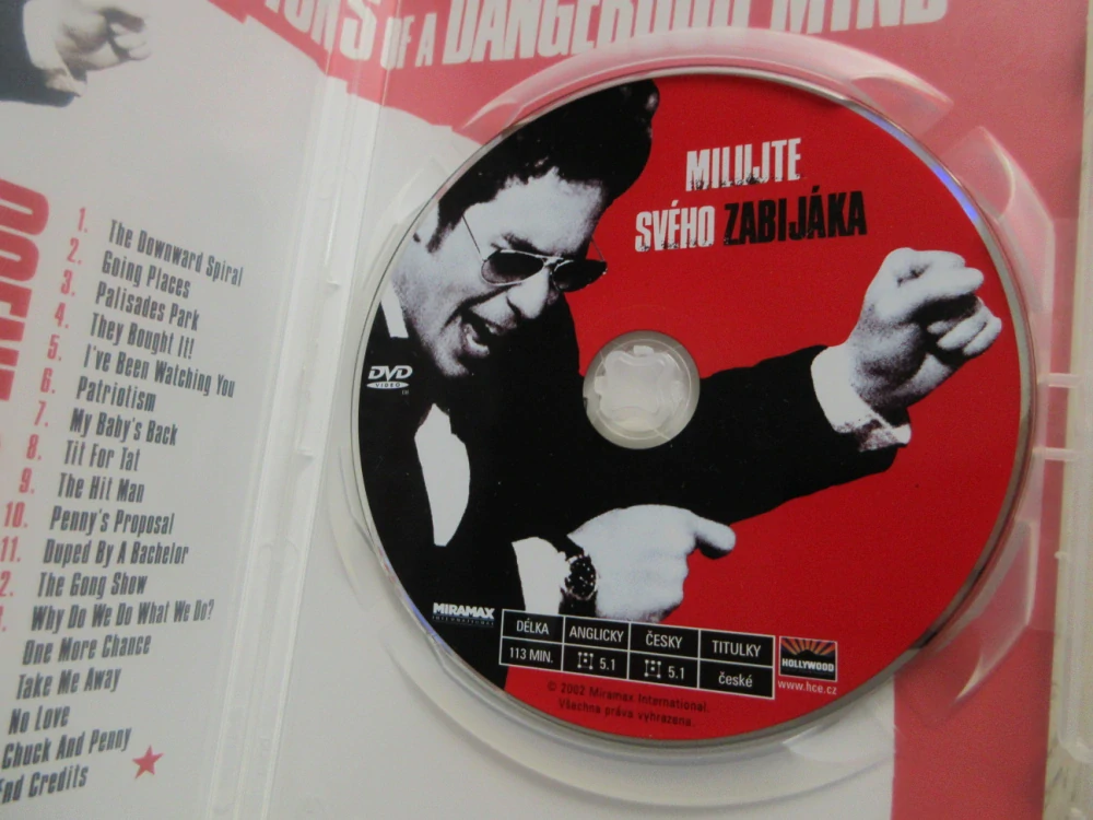 MILUJTE SVÉHO ZABIJÁKA, ROCKWELL, ROBERTS, GB OBAL, ČESKÉ DVD FILM
