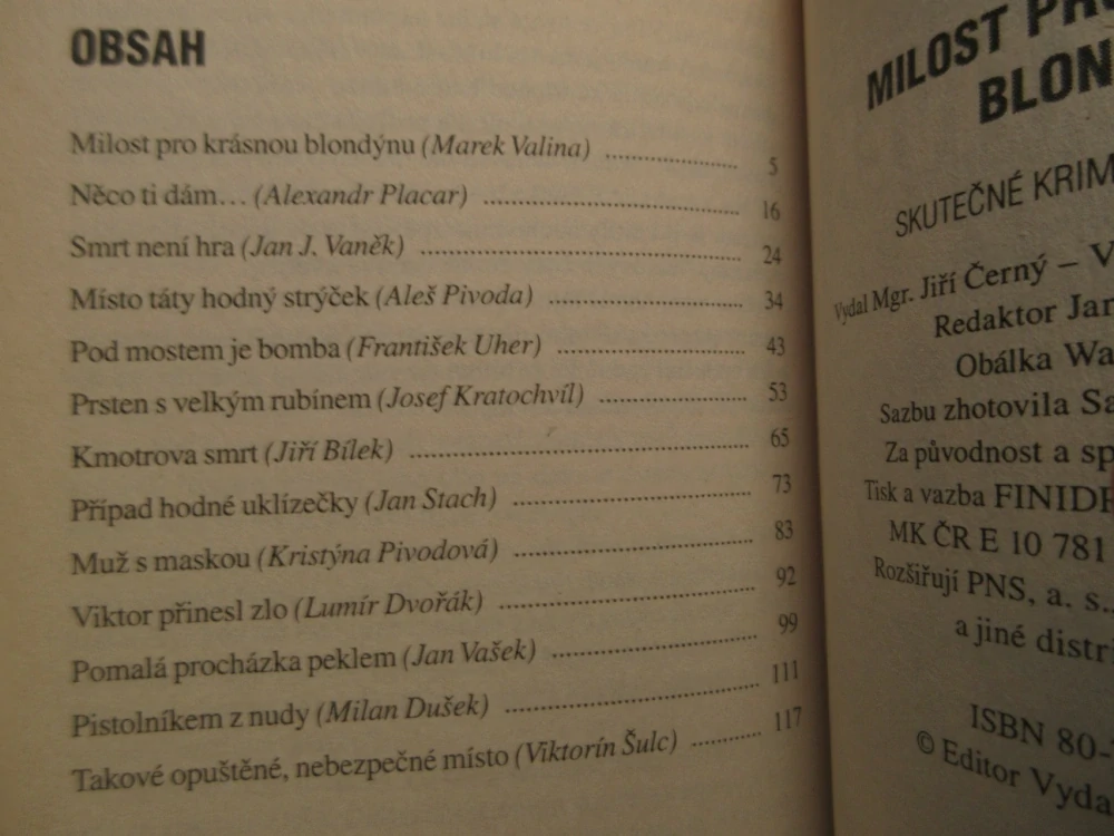 MILOST PRO KRÁSNOU BLONDÝNU, **an