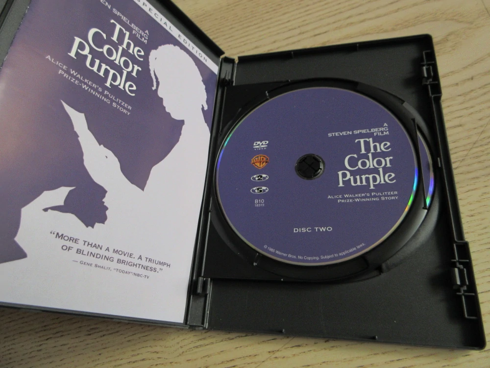 PURPUROVÁ BARVA, GOLDBERG, SPIELBERG, GB OBAL, ČESKÉ TITULKY 2X DVD FILM VČETNĚ BOOK