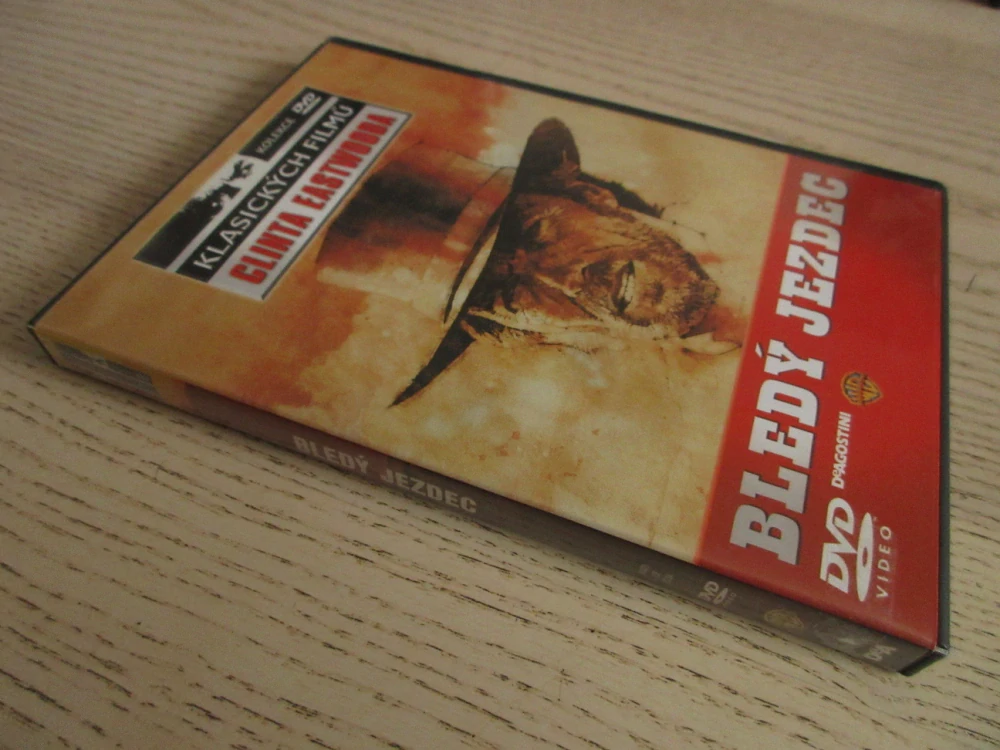 BLEDÝ JEZDEC, EASTWOOD, ČR. OBAL, ČESKÉ TITULKY, DVD FILM