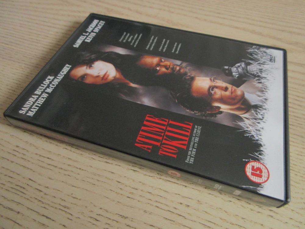 ČAS ZABÍJET, BULLOCK, MCCONAUGHEY, GB OBAL, ČESKÉ TITULKY, DVD FILM