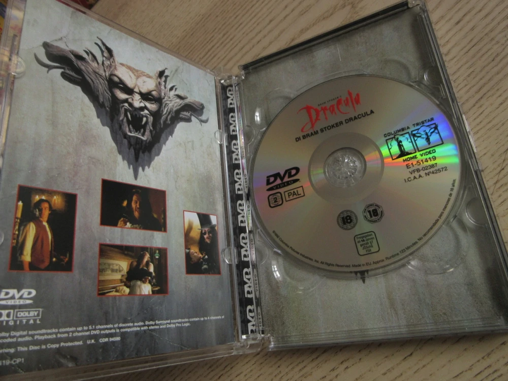 DRÁKULA, OLDMAN, RYDER, HOPKINS, REEVES, GB OBAL, ČESKÉ TITULKY, DVD FILM