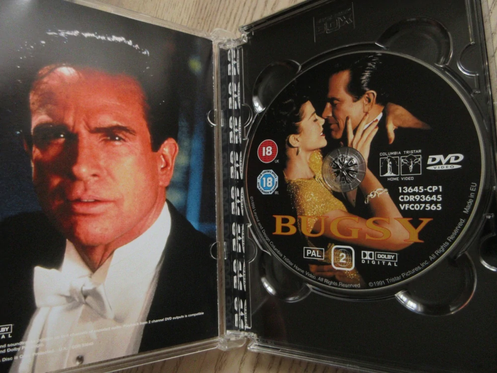 BUGSY, BEATTY, BENING, GB OBAL, ČESKÉ TITULKY, DVD FILM