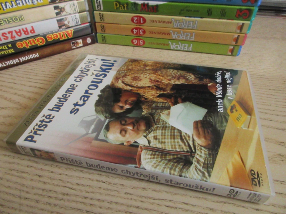 PŘÍŠTĚ BUDEME CHYTŘEJŠÍ,STAROUŠKU! DVD FILM  ČR