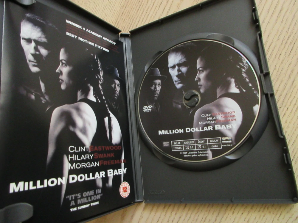 MILLION DOLLAR BABY, GB OBAL, ČESKÁ VERZE, DVD FILM