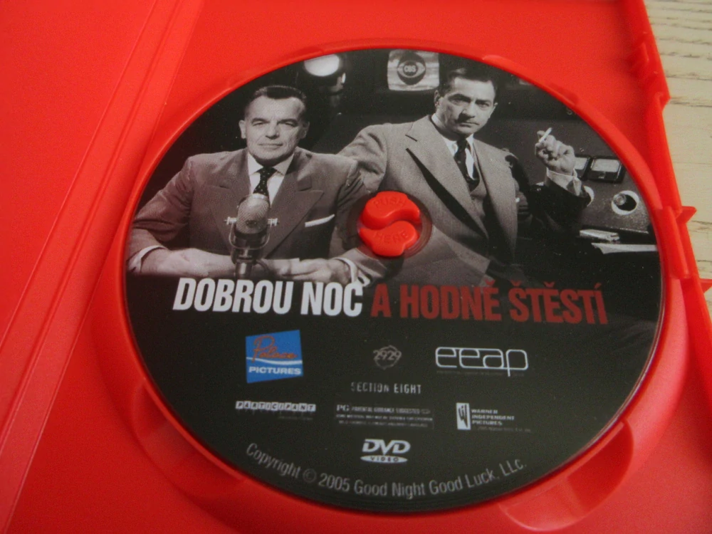 DOBROU NOC A HODNĚ ŠTĚSTÍ, GB OBAL, ČESKÁ VERZE, DVD FILM