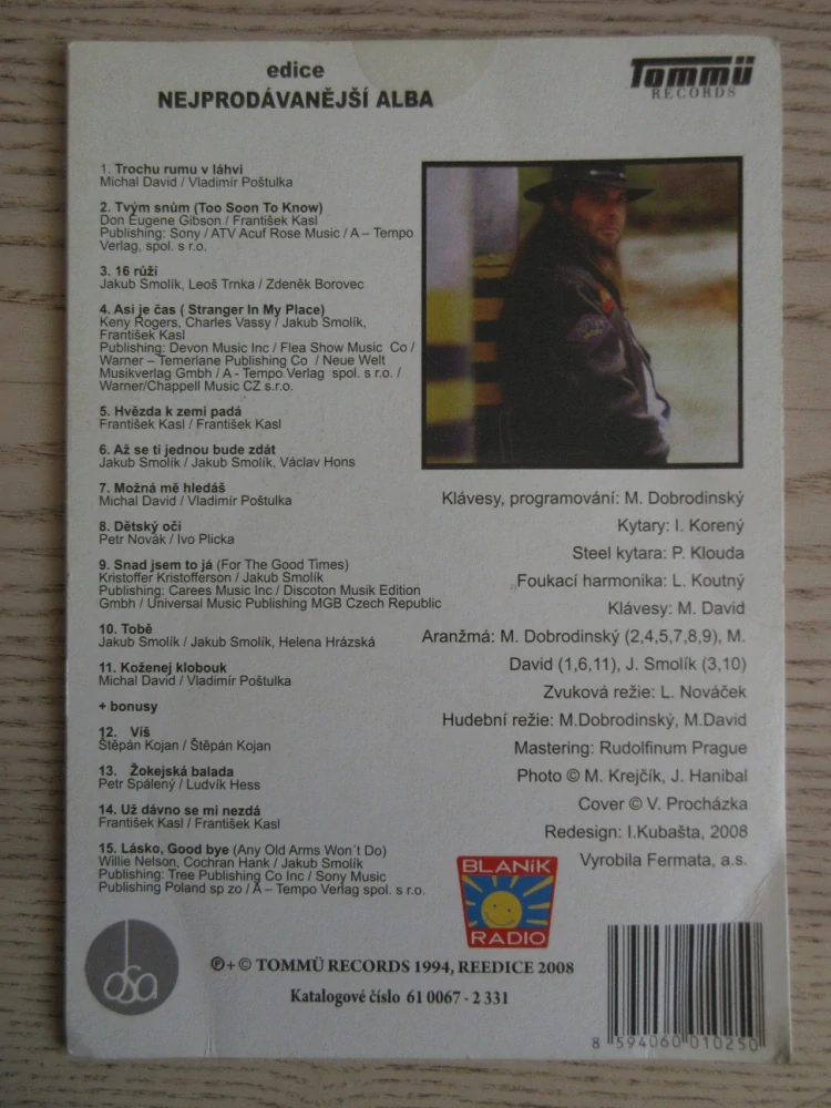 AŽ SE TI JEDNOU BUDE ZDÁT, JAKUB SMOLÍK COUNTRY, CD HUDBA