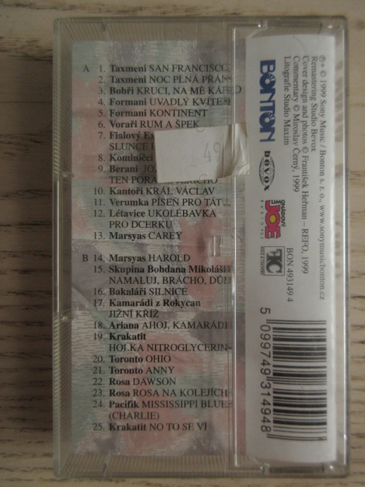 PORTA 5, 1974, TAXMENI, BOBŘI, VORAŘI, AJ.,  MC KAZETA