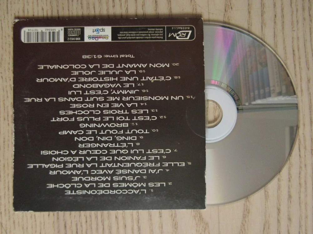 EDITH PIAF, SPRING TIME, CD HUDBA