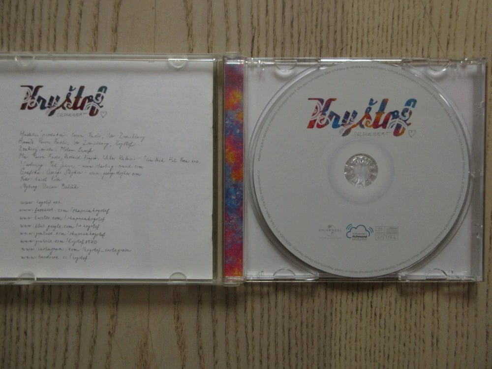 KRYŠTOF, SRDCEBEAT, CD HUDBA