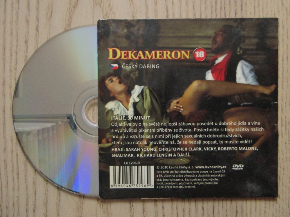 DEKAMERON, PŘÍBĚHY MUŽŮ PAROHÁČŮ A NEVĚRNÝCH MANŽELEK, DVD FILM