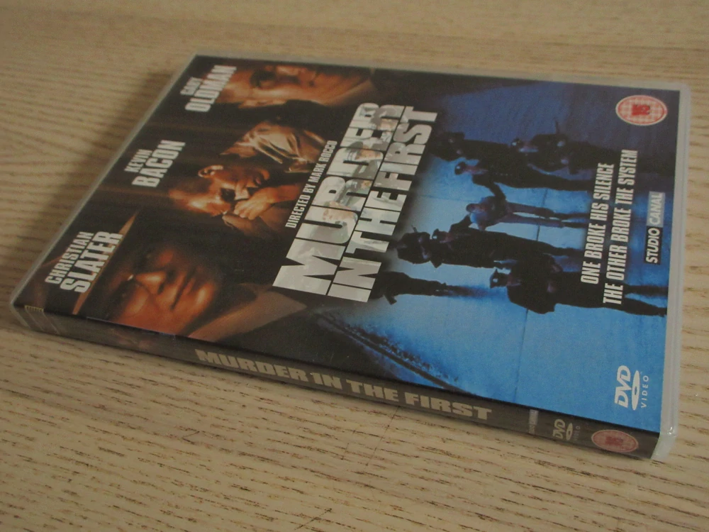 VRAŽDA PRVNÍHO STUPNĚ, K.BACON, GB OBAL, ČESKÁ VERZE, DVD FILM