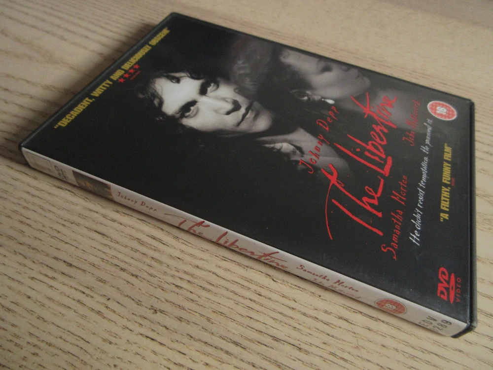 LIBERTIN, J.DEPP, GB OBAL, ČESKÁ VERZE, DVD FILM
