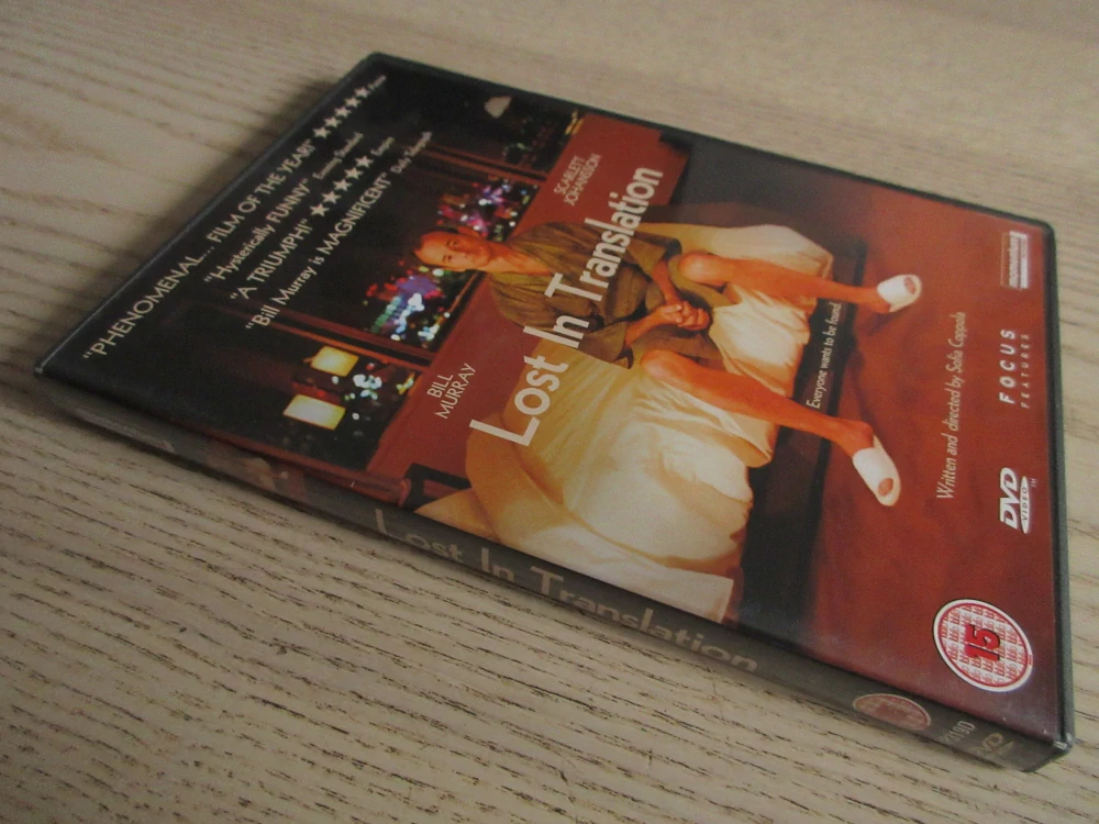 ZTRACENO V PŘEKLADU, B.MURRAY, GB OBAL, ČESKÁ VERZE, DVD FILM