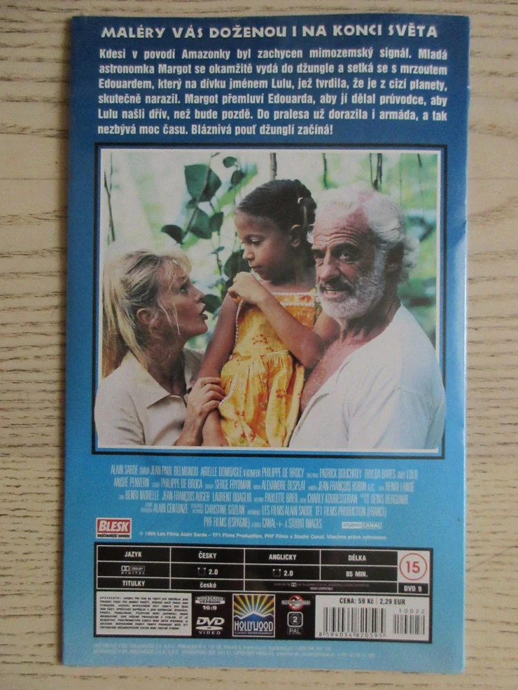 AMAZONKA, EAN-PAUL BELMONDO, DOMBASLE, DVD FILM