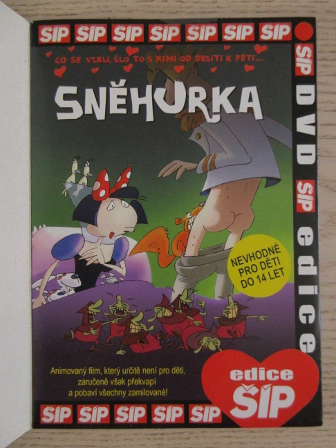 KRÁSNÉHO VALENTÝNA A PIKANTNÍ VEČER, ANIMOVANÁ SNĚHURKA, PORNO,DVD FILM