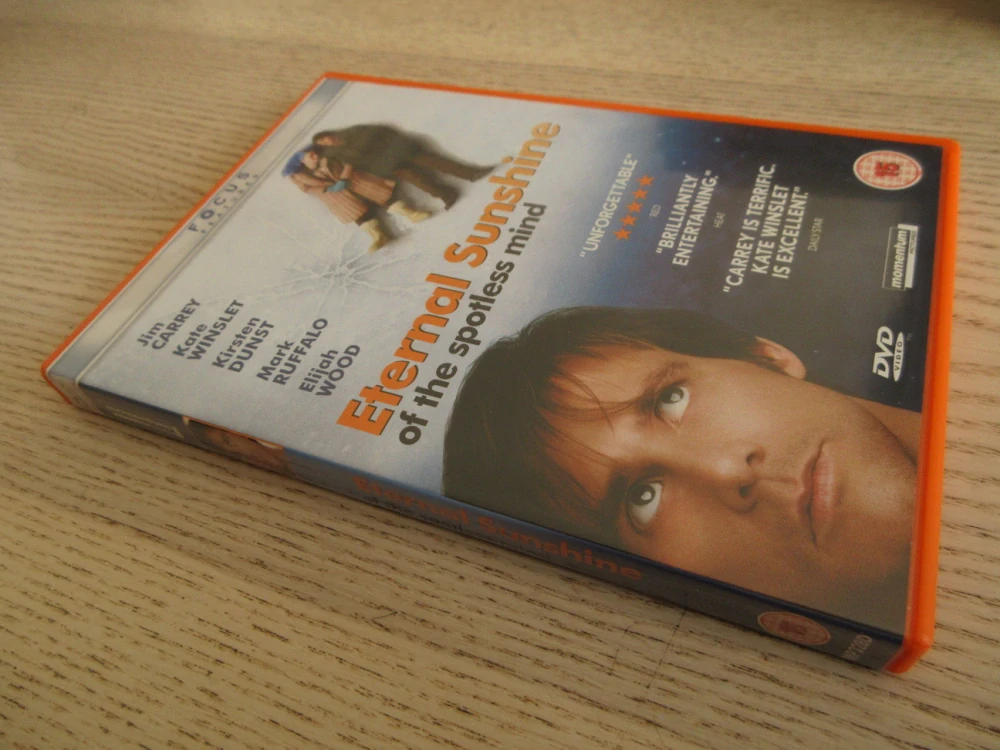 VĚČNÝ SVIT NEPOSKVRNĚNÉ MYSLI, J.CARREY, GB.OBAL, ČESKÁ VERZE, DVD FILM