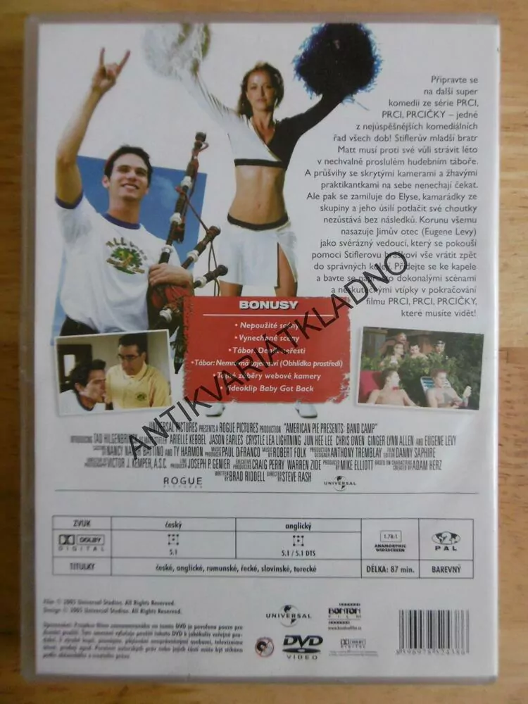 PRCI, PRCI, PRCIČKY NA TÁBOŘE, DVD FILM