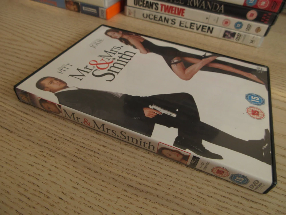 MR. A MRS. SMITH, B.PITT, GB.OBAL, ČESKÁ VERZE, DVD FILM