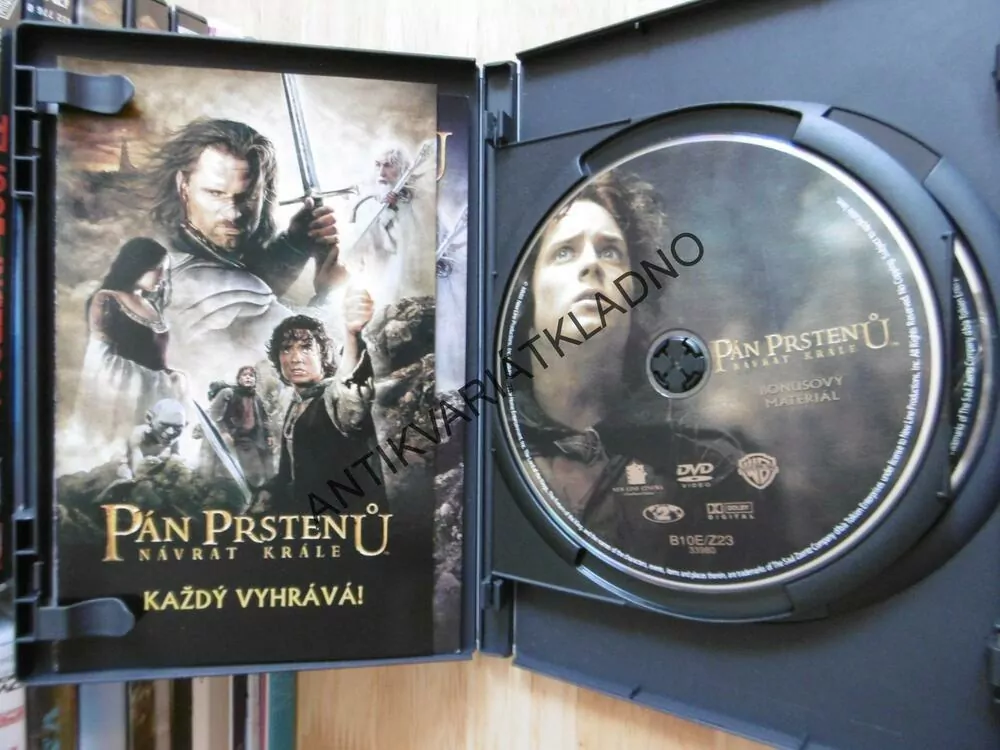 PÁN PRSTENŮ, NÁVRAT KRÁLE, DVD FILM
